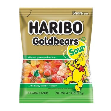 Haribo Sour Goldbears 4.5oz Bag